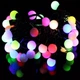 Гірлянда матова кулька 40LED 5м (флеш) 18мм, Новорічна бахрама, Світлодіодна гірлянда, Вулична гірлянд HDSYR_147 - зображення 1