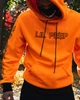 Теплое худи унисекс Lil Peep Show оранжевое L - изображение 2