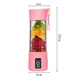 Блендер чашка Розовый Juice Cup Fruits USB - зображення 4