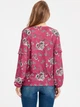 Женская кофта LC Waikiki с цветочным принтом L Розовая (LCW Woman -1602-0) - изображение 3