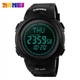 Мужские часы Skmei 1231 Compas с компасом Черные - изображение 2