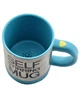 Кружка мешалка с крышкой Self Stirring mug 350 мл голубая - изображение 2