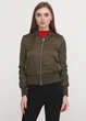 Куртка бомбер H&M 32 Хаки 0314522_16 - изображение 1