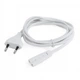 Кабель питания Cablexpert (PC-184/2-W) CEE7/16-C7, 1.8 м, белый - изображение 2