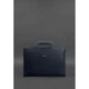 Сумка для ноутбука 15" и документов из качественной кожи BlankNote BN-BAG-36-navy-blue Темно-синяя - изображение 2