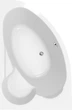 Ванна акриловая CERSANIT KALIOPE S301-024 153x100 левосторонняя + ножки PW06/PW01/S906-001 - изображение 1