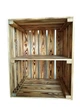Ящик деревянный обожженный для хранения с полкой ECO WoodBox (ДхШхВ:50*40*32см) - изображение 2