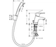 Смеситель для раковины HANSGROHE Focus E2 31926000 с гигиеническим душем - изображение 2