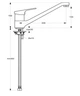 Смеситель-кран кухонный IDEAL STANDARD SLIMLINE II В8995АА - изображение 3