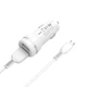 Зарядне автомобільне HOCO Z27 Staunch (2USB 2.4A) Micro USB Білий - изображение 2
