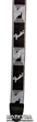 Гитарный ремень Fender Monogrammed Strap Black/Light Grey/Dark Grey 2" (099-0681-543) - изображение 3