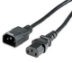 Кабель живлення PC-Monitor (перемычка) 0,75мм IEC C13-C14, 1,8 м. - зображення 1