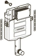 Бачок скрытый GEBERIT Sigma UP320 109.300.00.5 - изображение 2
