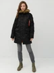 Парка зимняя женская Alpha Industries N-3B W Parka XS Black - изображение 3