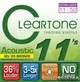 Струни для акустичних гітар Cleartone 7611 Acoustic 80/20 Bronze Ultra Light 11-52 - зображення 1