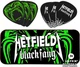 Медиаторы Dunlop PH112T.94 Hetfield's Black Fang Pick Tin 0.94 (6 шт.) - изображение 1