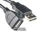 Кабель PowerPlant USB 2.0 AF – AM 3 м One ferrite (KD00AS1211) - изображение 1