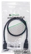 Кабель PowerPlant USB 2.0 AF – AM 0.5 м (KD00AS1210) - зображення 2