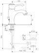 Смеситель для раковины EMMEVI TIFFANY OR6003 золото - изображение 2