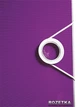 Папка-регистратор Leitz Active WOW А4 75 мм Фиолетовая (11060062) - изображение 2