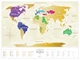 Скретч-карта світу 1DEA.me Travel Map Gold Ukr (GWUA) - изображение 5