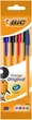 Набір кулькових ручок 4 шт BIC Orange Різнобарвний, пишучий вузол 0.8 мм, товщина лінії письма 0.36 мм (3086121601231) - зображення 1