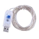 Светодиодная гирлянда нить "Роса" 200LED 20м USB WW теплый белый - изображение 3