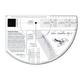 Шаблон для настройки проигрывателя Tonar Professional Cartridge Install Protractor, art. 3583 (art.192341) - изображение 2