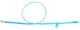 Поводок для собак кожаный Collar WAUDOG Glamour, XS, Ш 12 мм, Дл 122 см (33722) - изображение 1