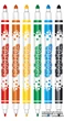 Фломастеры Colorino Fibre Pens двухсторонние 6 цветов 6 шт (13437PTR/1) - изображение 2