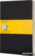 Блокнот Moleskine Cahier 19 х 25 см 120 страниц в клетку Черный 3 шт (9788883705021) - изображение 1
