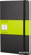Записная книга Moleskine Classic 13 х 21 см 240 страниц без линовки Черная (9788883701146) - изображение 1