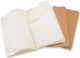 Блокнот Moleskine Cahier 13 х 21 см 80 страниц без линовки Бежевый 3 шт (9788883705007) - изображение 2