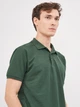 Поло длинное мужское Fruit of the loom 65/35 063402038 L Темно-зеленое (5000000000715) - изображение 4