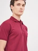 Поло длинное мужское Fruit of the loom 65/35 063402041 M Бордовое (5000000000364) - изображение 4