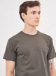 Футболка хлопковая длинная мужская Fruit of the loom Original 0610820GL L Светло-графитовая (5000000003853) - изображение 4