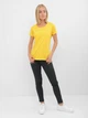 Футболка хлопковая женская Fruit of the loom Valueweight Ladies 061372034 XS Желтая (5000000005130) - изображение 3