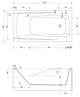 Ванна акриловая CERSANIT ZEN S301-127 160x85 + ножки PW01/S906-001/PW04 - изображение 6