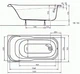 Ванна акриловая KOLO SENSA 140х70 (XWP354000N) без ножек - изображение 2