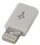 Адаптер Lapara Apple Lightning - Micro USB White (LA-Lightning-MicroUSB-adaptor white) - изображение 2