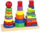 Набор деревянных пирамидок Viga Toys Три фигуры (50567) - изображение 1