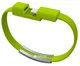 Кабель-браслет Value USB 2.0 - Apple Lightning 0.2 м Зеленый (S0604) - изображение 1