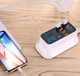 Зарядное устройство TOPZERO CD-A19Q на 8 портов (6 USB 2.0, 1 USB 3.0 и 1 Type-C) c дисплеем, быстрой зарядкой и защитой от перепадов напряжения белый - изображение 4