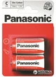 Батарейки Panasonic Red Zink вугільно-цинкові C (R14) блістер, 2 шт (R14REL/2BPR) - зображення 1