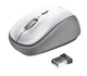 Мышь беспроводная Trust Yvi (23386) White-Silver USB - изображение 2