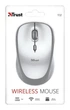 Мышь беспроводная Trust Yvi (23386) White-Silver USB - изображение 5