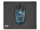 Миша Trust GXT 783 Izza(22736) Black USB + килимок - зображення 1