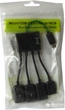 USB-хаб Lapara 3 порта USB 2.0 + 1 порт MicroUSB Black (LA-MicroUSB-OTG-HUB black) - изображение 5