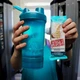 Шейкер BlenderBottle ProStak с шариком 650 мл Голубой (PS 22oz Teal) - изображение 3