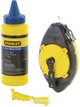 Шнур розмічальний Stanley PowerWinder 30 м з рівнем і флаконом крейдяного порошку в комплекті (0-47-465) - зображення 1